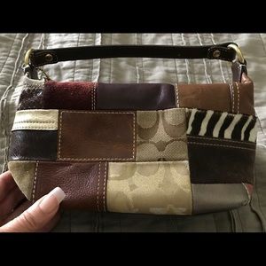 Coach handbag. Multicolored. Great condition.